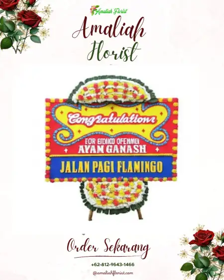 Sewa Papan Bunga Tokawi